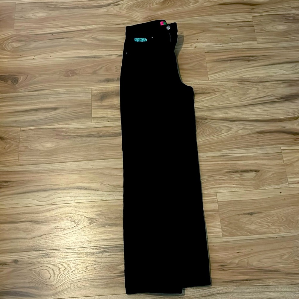Empyre Loose Fit Black Corduroy Pants